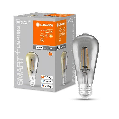 LEDVANCE Wifi SMART+ Lampe Filament Edison Dimmable (ex 44W) 6 W/2500 K E27-Leuchtmittel-LEDVANCE Shop