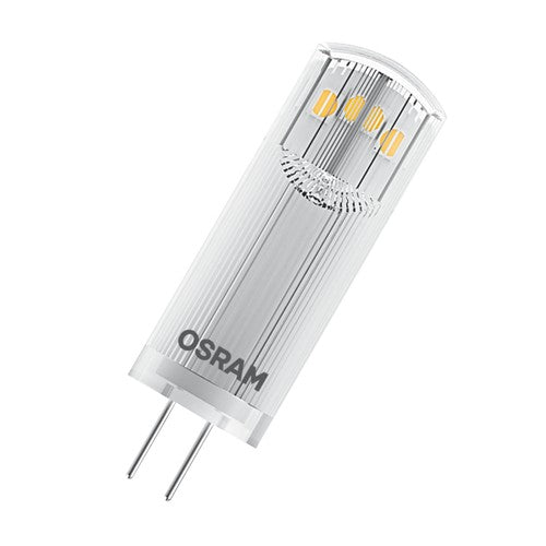 OSRAM LED Stiftsockellampe BASE PIN G4 12 V LED-Lampe CL20 non-dimmable 1.8W , Warmweiß 5er Pack-Leuchtmittel-LEDVANCE Shop