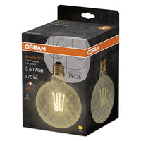 OSRAM Vintage 1906® GLOBE LED Lampe (ex 40W) 4,5W / 2500K Warmweiß E27 Gold Optik-Leuchtmittel-LEDVANCE Shop