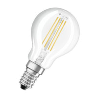 OSRAM FILAMENT LED-Lampe LED SUPERSTAR+ CL P GL FR 40 dim 3,4W/927 E14 CRI90 BOX , Kaltweiß-Leuchtmittel-LEDVANCE Shop