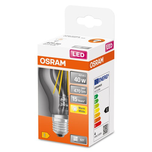 OSRAM LED Retrofit Classic A LED Lampe (ex 40W) 4W / 2700K Warmweiß E27-Leuchtmittel-LEDVANCE Shop