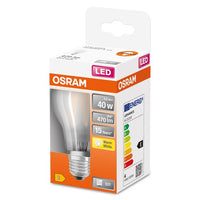 OSRAM LED Retrofit Classic A LED Lampe matt (ex 40W) 4W / 2700K Warmweiß E27-Leuchtmittel-LEDVANCE Shop