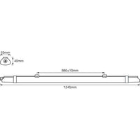 LEDVANCE LED Feuchtraum-Leuchte, Leuchte für Außenanwendungen, Kaltweiß, Länge: 120 cm, Submarine I Slim Value, 1,2m Länge-Feuchtraumleuchten-LEDVANCE Shop