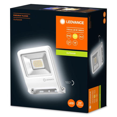 LEDVANCE ENDURA® FLOOD Warm White 20 W 3000 K WT