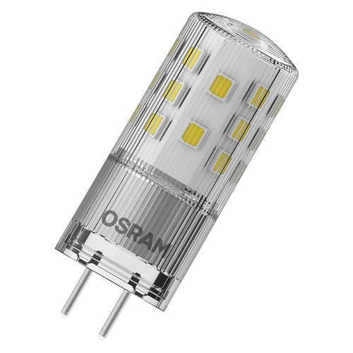 OSRAM LED Lampe PIN dimmbar klar 12V (ex 40W) 4,5W / 2700K Warmweiß GY6.35-Leuchtmittel-LEDVANCE Shop