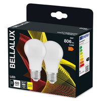 BELLALUX LED-Lampe, Sockel: E27, Warm White, 2700 K, 8,50 W, Ersatz für 60-W-Glühbirne, matt, ST CLAS A-Leuchtmittel-LEDVANCE Shop