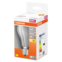 OSRAM LED Retrofit Classic A LED Lampe matt (ex 150W) 16W / 2700K Warmweiß E27-Leuchtmittel-LEDVANCE Shop