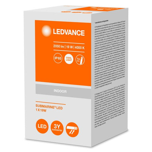 LEDVANCE LED Feuchtraum-Leuchte, Leuchte für Außenanwendungen, Kaltweiß, 1565 mm x 72,0 mm x 86,0 mm, SubMARINE Mit 1x Wechselbarer Led Röhre 1,5m Länge