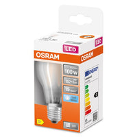 OSRAM Retrofit Classic A LED Lampe matt (ex 100W) 10W / 4000K Kaltweiß E27-Leuchtmittel-LEDVANCE Shop