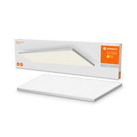 LEDVANCE LED PLANON FRAMELESS Wand-und Deckenleuchte, Rahmenlose Panel Leuchte für Innen, Warmweiß (3000K), 40W, 1200mm x 300mm