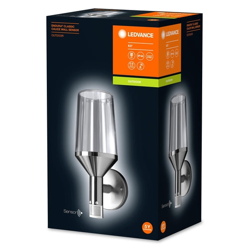LEDVANCE Außenleuchte LED für Wand, ENDURA CLASSIC CALICE WALL SENSOR / 220…240 V, Gehäusematerial: Edelstahl, IP44-LEDVANCE-LEDVANCE Shop