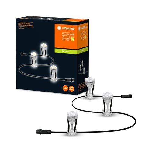 LEDVANCE Gartenleuchte LED: für Boden, ENDURA GARDEN DOT / 2,10 W, 220…240 V, Ausstrahlungswinkel: 33°, Warm White, 3000 K, Gehäusematerial: Polycarbonat (PC), IP65 extension-LEDVANCE-LEDVANCE Shop