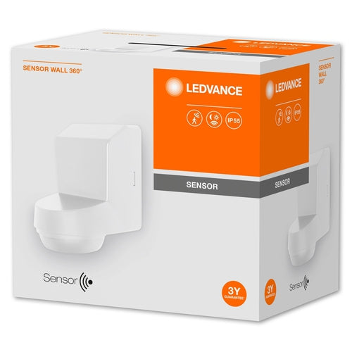 LEDVANCE Leuchte: für Wand, SENSOR WALL 360DEG / 220…240 V, Gehäusematerial: Polycarbonat (PC), IP55-LEDVANCE-LEDVANCE Shop