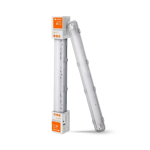 LEDVANCE Lichtband-Leuchte LED: für Decke, G13, SUBMARINE® / 8 W, 220…240 V, Ausstrahlungswinkel: 140°, Cool White, 4000 K, Gehäusematerial: Acrylnitril-Butadien-Styrol-Copolymer (ABS), IP65-LEDVANCE-LEDVANCE Shop