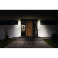 LEDVANCE Wand- und Deckenleuchte LED, Außenleuchte, ENDURA STYLE PLATE WALL SENSOR / 12,50 W, 220…240 V, Warm White, 3000 K, Gehäusematerial: Stahl, IP44-LEDVANCE-LEDVANCE Shop