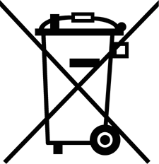 Icono de eliminación de baterías